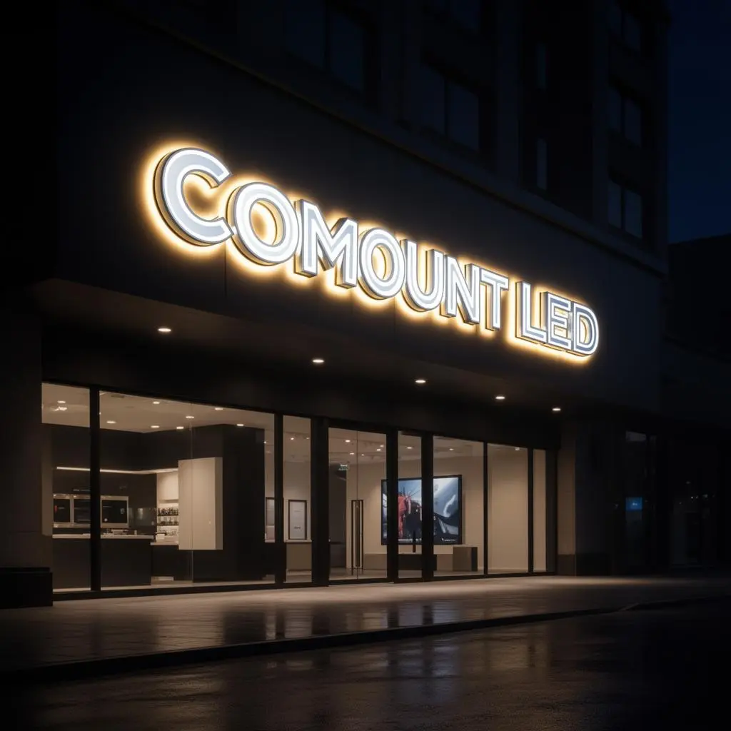 3D LED Light Box Sign