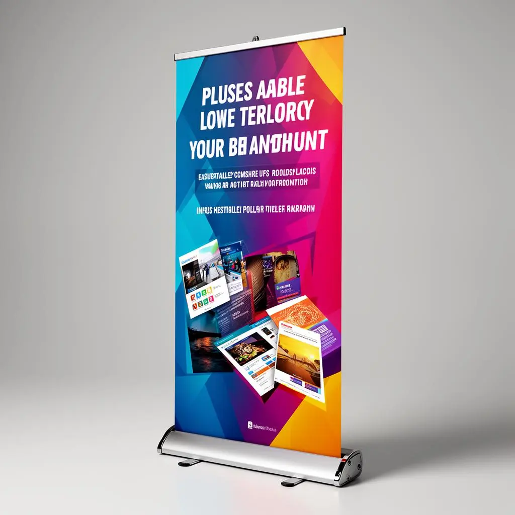 Pull Up Banner - Silver